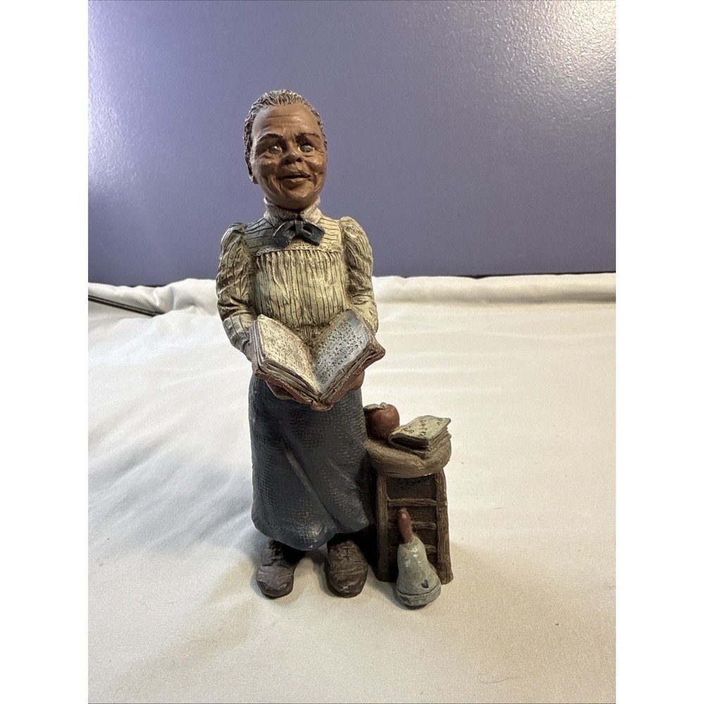 Vintage 1991 Sarah's Attic Black Heritage Miss Teacher Figurine #1347/6000